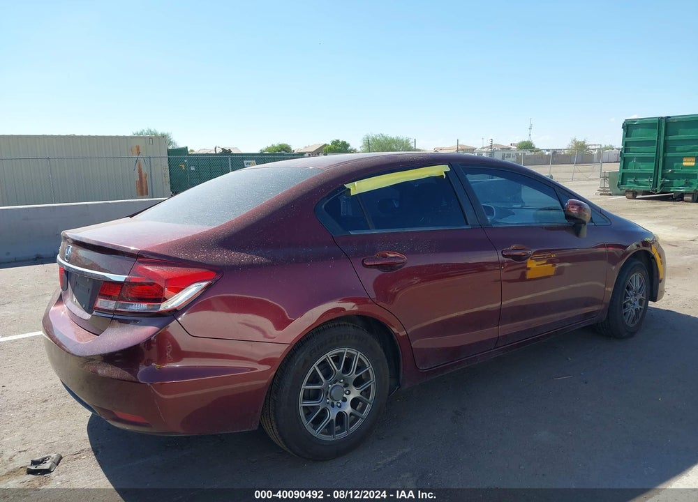 2014 HONDA CIVIC LX VIN: 19XFB2F53EE262046
