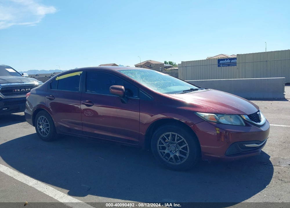 2014 HONDA CIVIC LX VIN: 19XFB2F53EE262046