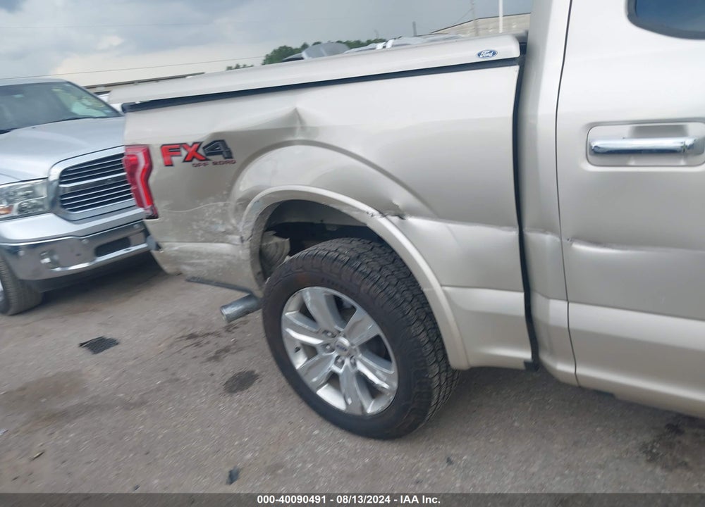 2017 FORD F-150 PLATINUM VIN: 1FTEW1EF5HFC88579