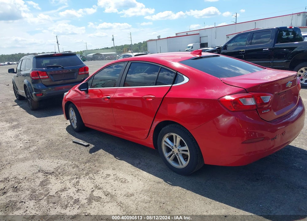 2016 CHEVROLET CRUZE LT AUTO VIN: 1G1BE5SMXG7272217
