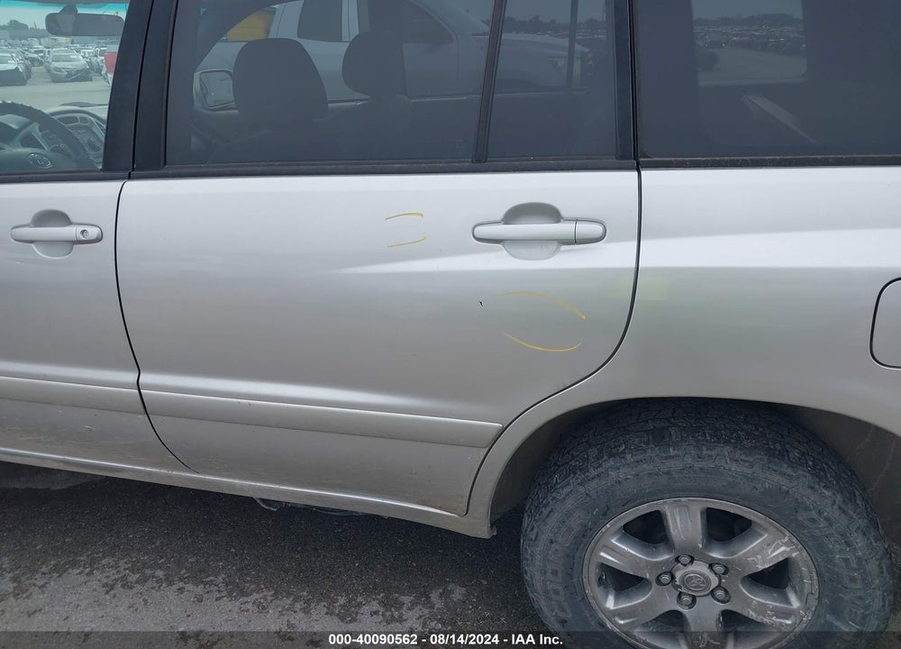 2007 TOYOTA HIGHLANDER V6 VIN: JTEEP21A470216136
