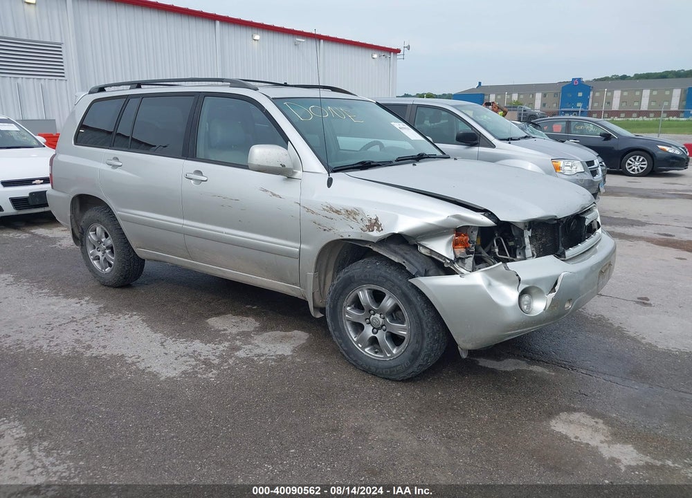 2007 TOYOTA HIGHLANDER V6 VIN: JTEEP21A470216136