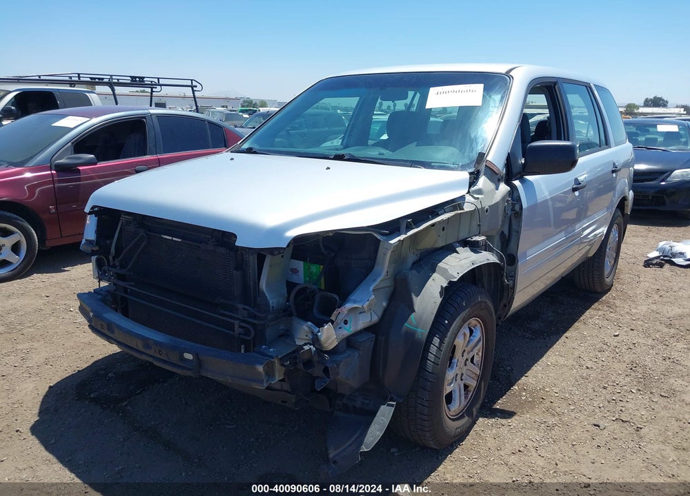 2006 HONDA PILOT LX VIN: 5FNYF28116B048739