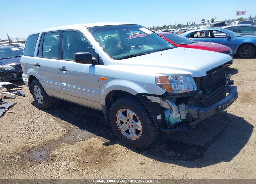 2006 HONDA PILOT LX VIN: 5FNYF28116B048739