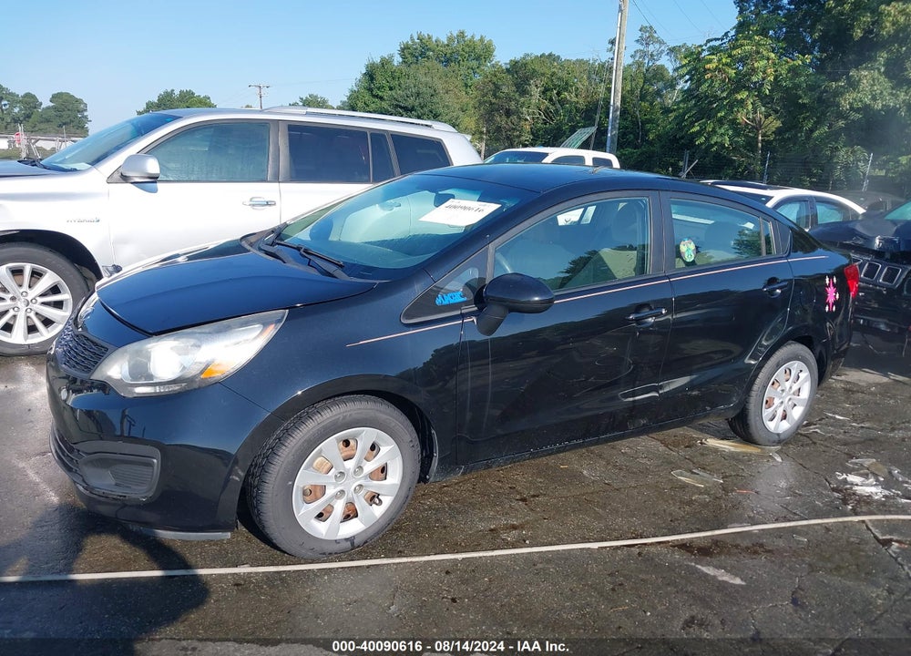 2013 KIA RIO LX VIN: KNADM4A3XD6217433