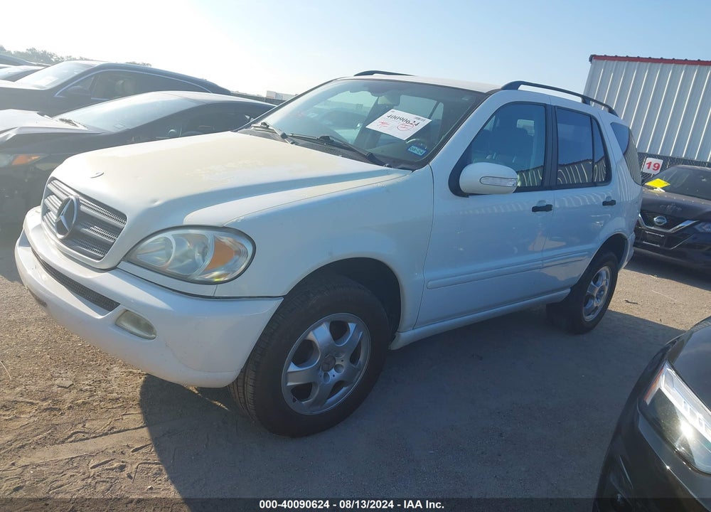 2003 MERCEDES-BENZ ML 320 VIN: 4JGAB54E13A391736