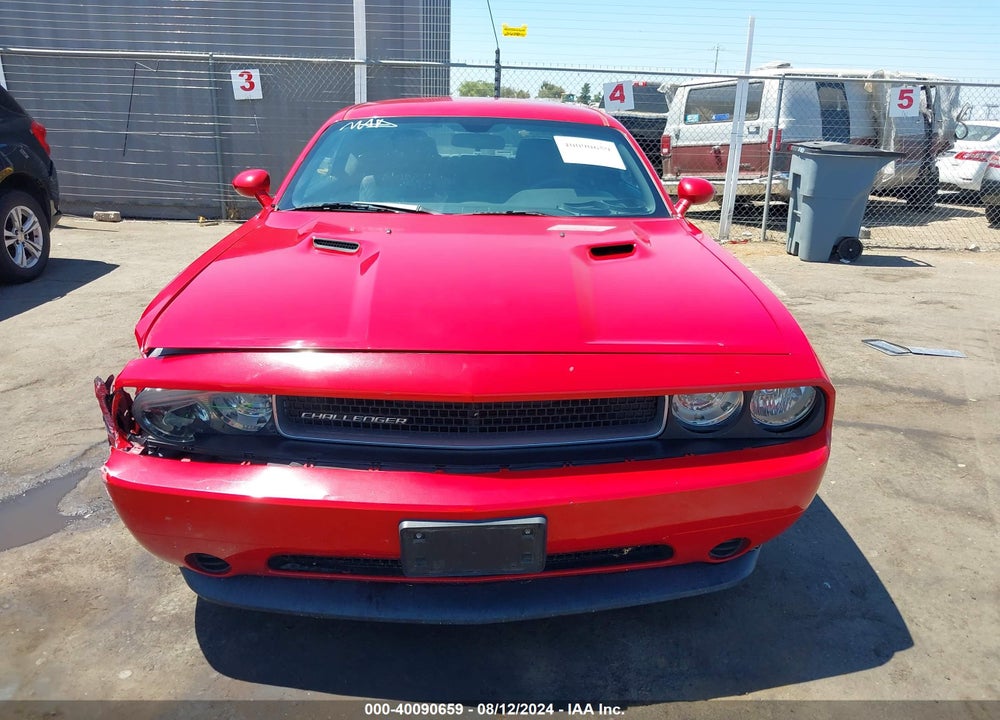 2012 DODGE CHALLENGER SXT VIN: 2C3CDYAGXCH186453