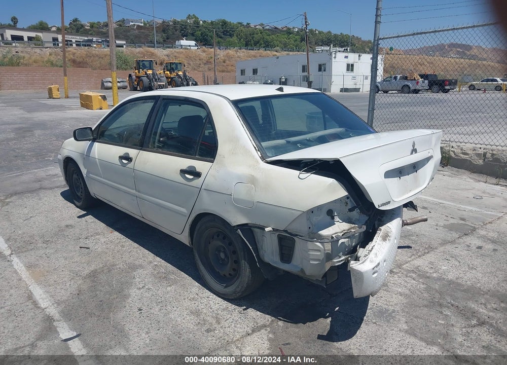 2007 MITSUBISHI LANCER ES VIN: JA3AJ26E77U015127