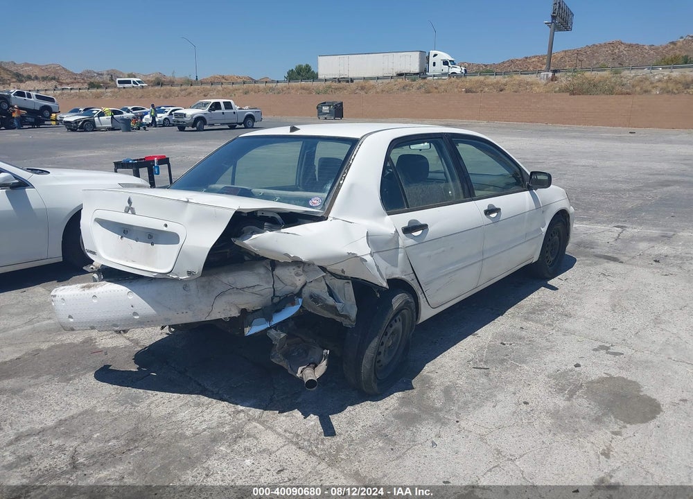 2007 MITSUBISHI LANCER ES VIN: JA3AJ26E77U015127