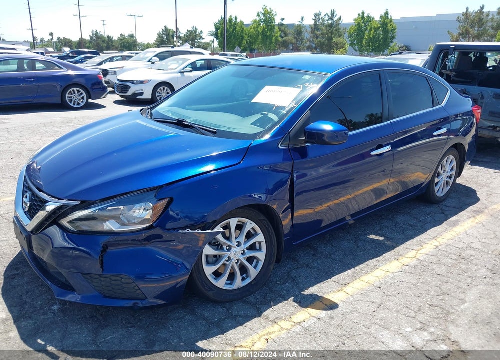 2019 NISSAN SENTRA SV VIN: 3N1AB7AP6KY222749