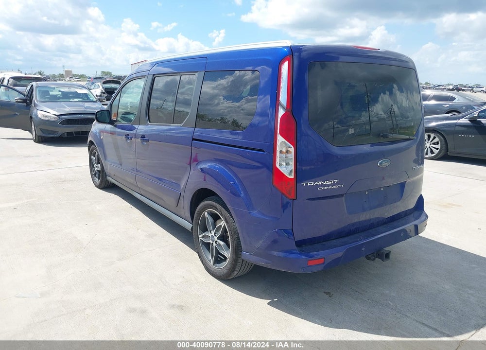 2017 FORD TRANSIT CONNECT TITANIUM VIN: NM0GE9G72H1297749