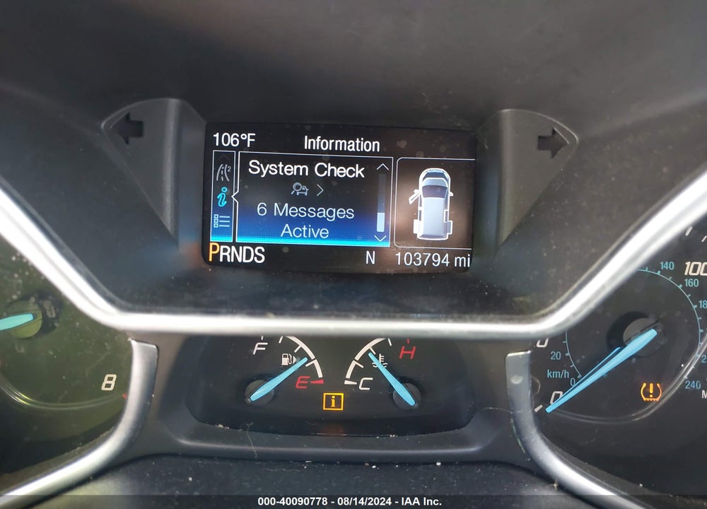 2017 FORD TRANSIT CONNECT TITANIUM VIN: NM0GE9G72H1297749