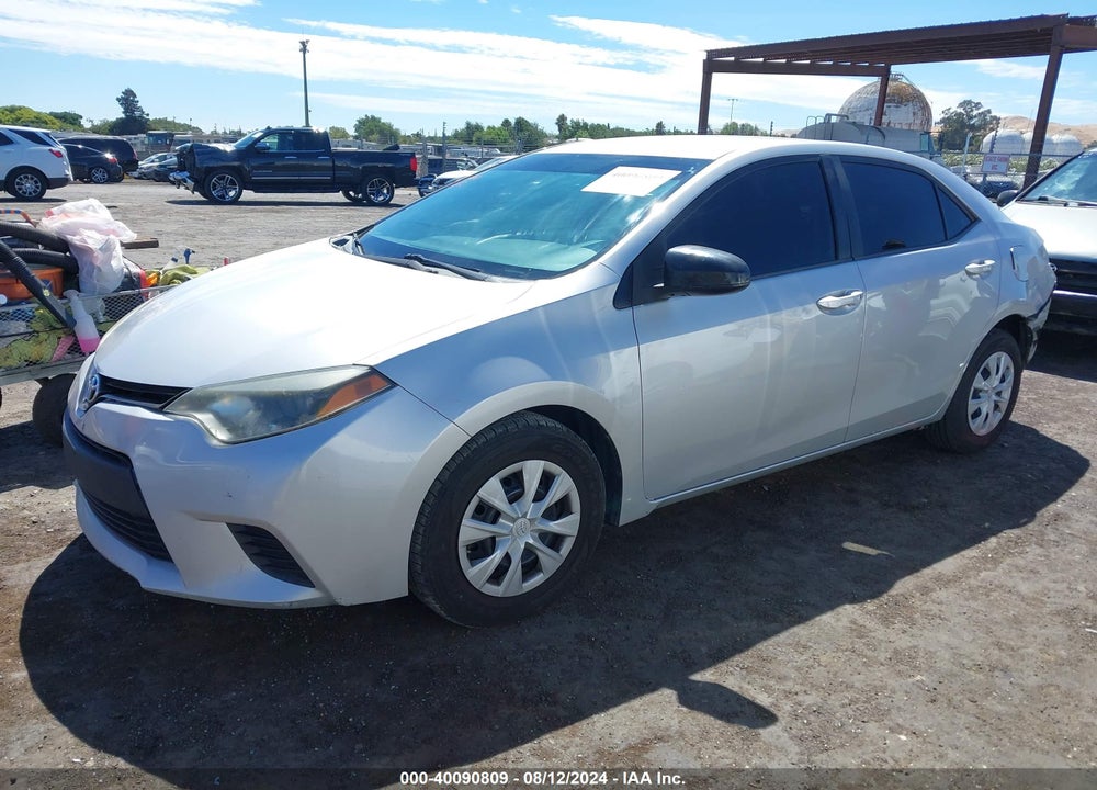 2015 TOYOTA COROLLA L VIN: 2T1BURHE0FC236275