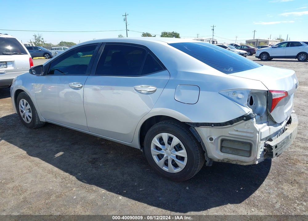 2015 TOYOTA COROLLA L VIN: 2T1BURHE0FC236275