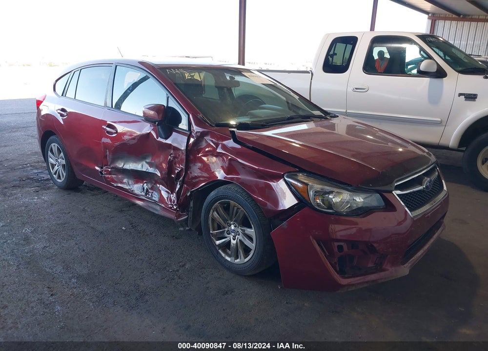 2015 SUBARU IMPREZA 2.0I PREMIUM VIN: JF1GPAC67FH211888