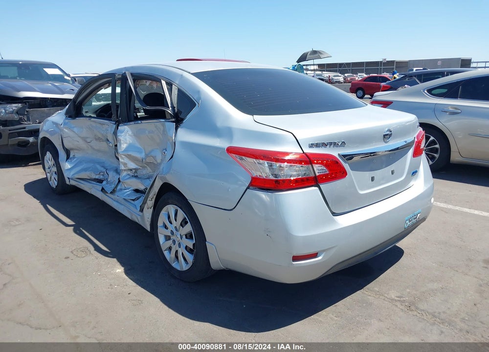 2014 NISSAN SENTRA VIN: 1N4AB7AP2EN851347