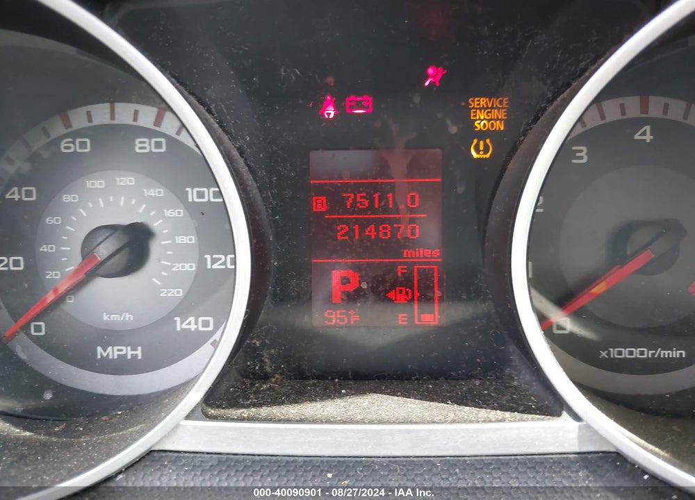 2007 MITSUBISHI OUTLANDER XLS VIN: JA4MS41X47Z010335