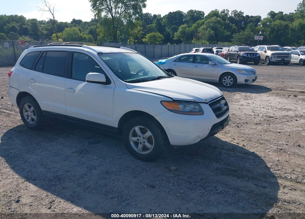 2007 HYUNDAI SANTA FE GLS VIN: 5NMSG13D07H078099