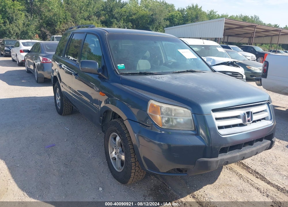 2006 HONDA PILOT EX VIN: 2HKYF18426H508805