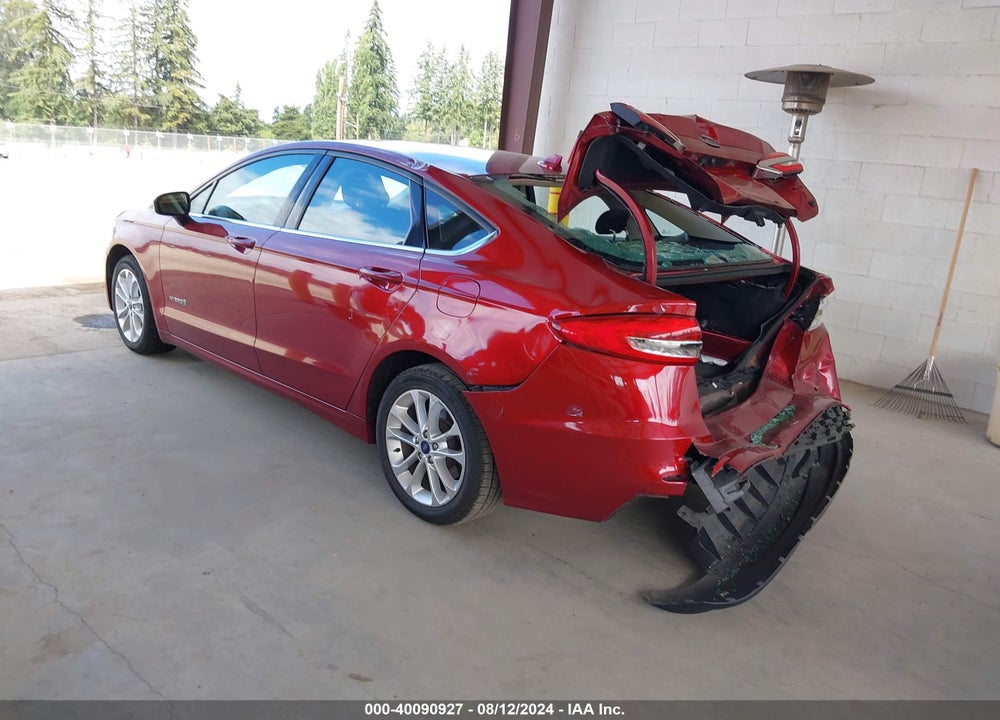 2019 FORD FUSION HYBRID SE VIN: 3FA6P0LU8KR257808