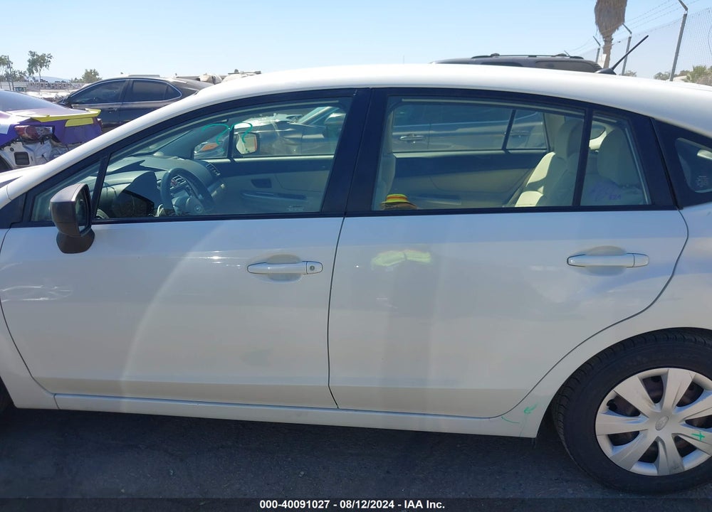 2016 SUBARU IMPREZA 2.0I VIN: JF1GPAA67G8200362