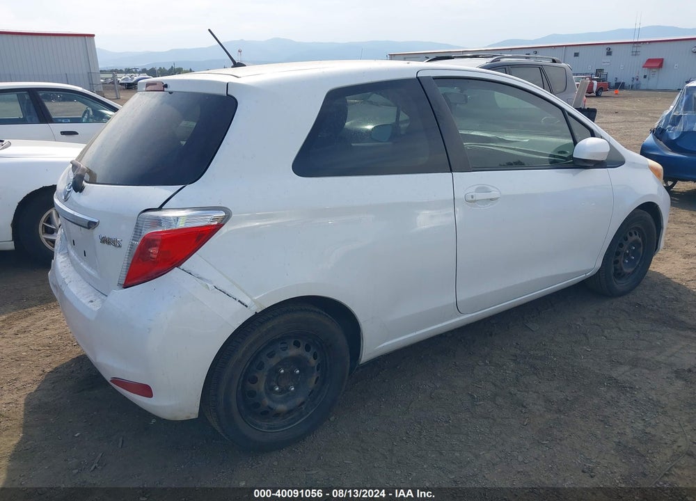 2012 TOYOTA YARIS L VIN: JTDJTUD34CD532985