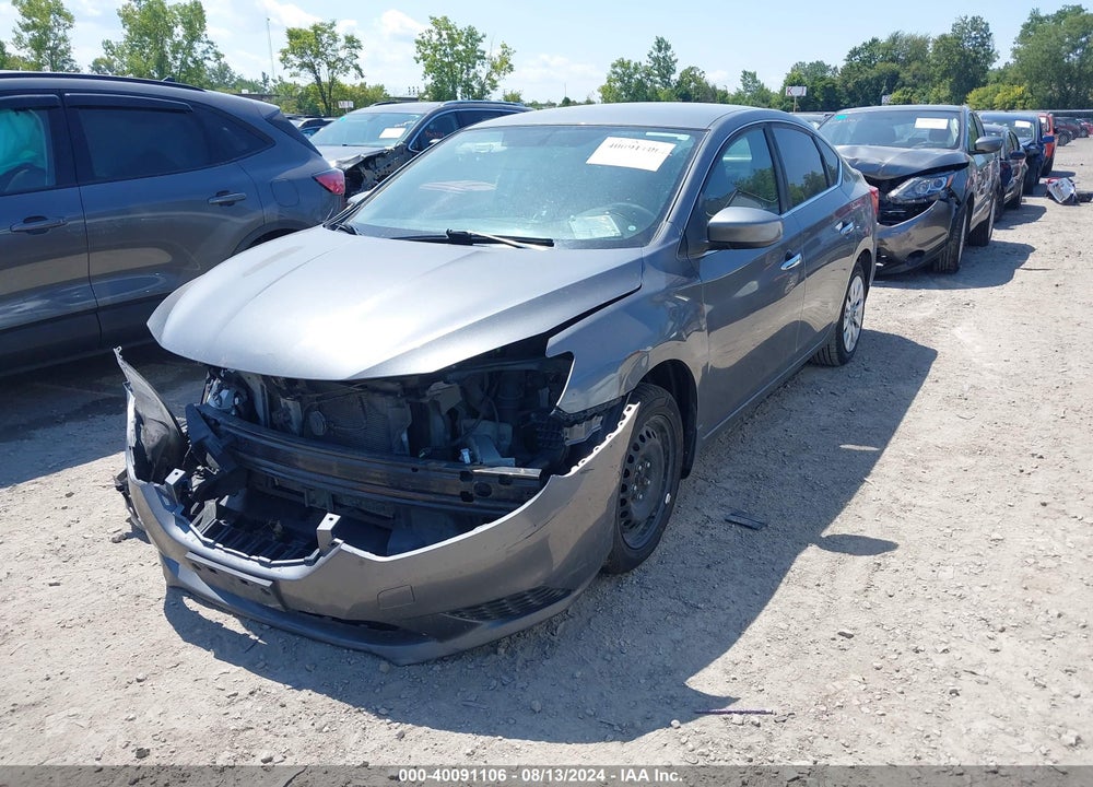 2017 NISSAN SENTRA SV VIN: 3N1AB7APXHL645744