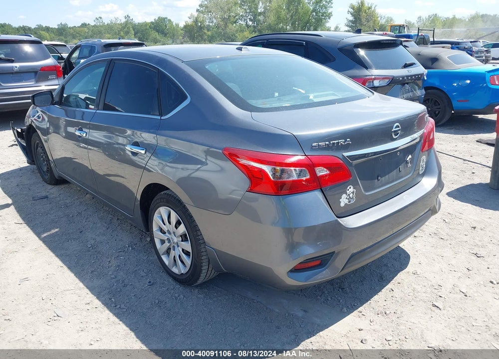 2017 NISSAN SENTRA SV VIN: 3N1AB7APXHL645744