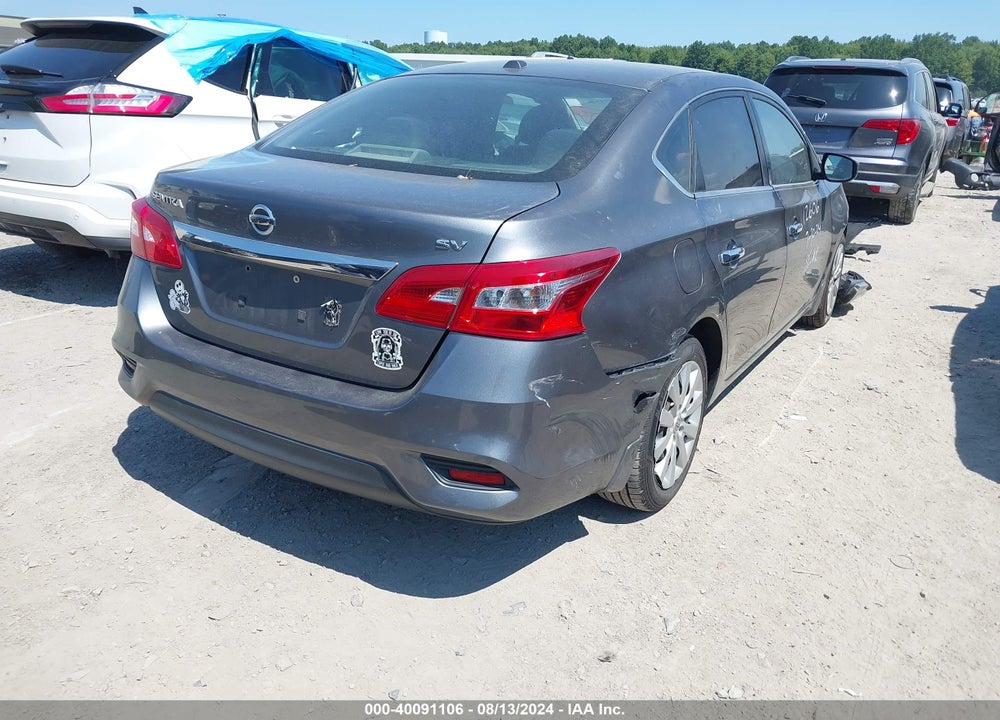 2017 NISSAN SENTRA SV VIN: 3N1AB7APXHL645744