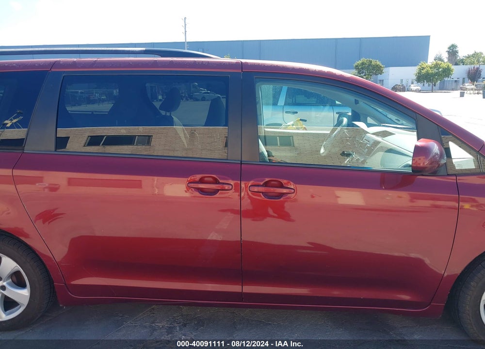 2012 TOYOTA SIENNA LE V6 8 PASSENGER VIN: 5TDKK3DC8CS232257