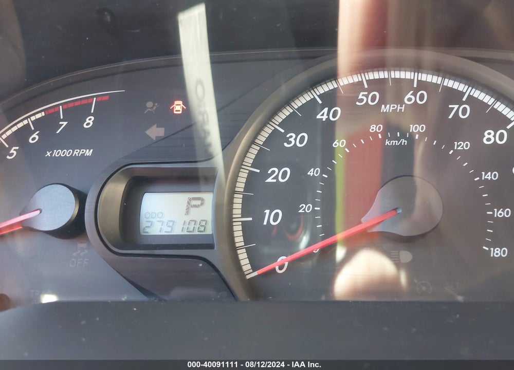 2012 TOYOTA SIENNA LE V6 8 PASSENGER VIN: 5TDKK3DC8CS232257