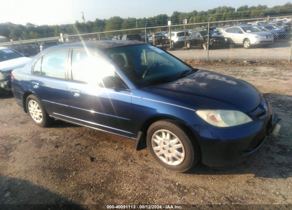 2005 HONDA CIVIC LX VIN: JHMES165X5S002793