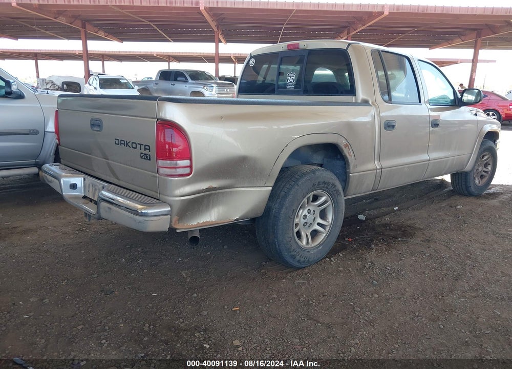 2004 DODGE DAKOTA SLT VIN: 1D7HL48N74S644550