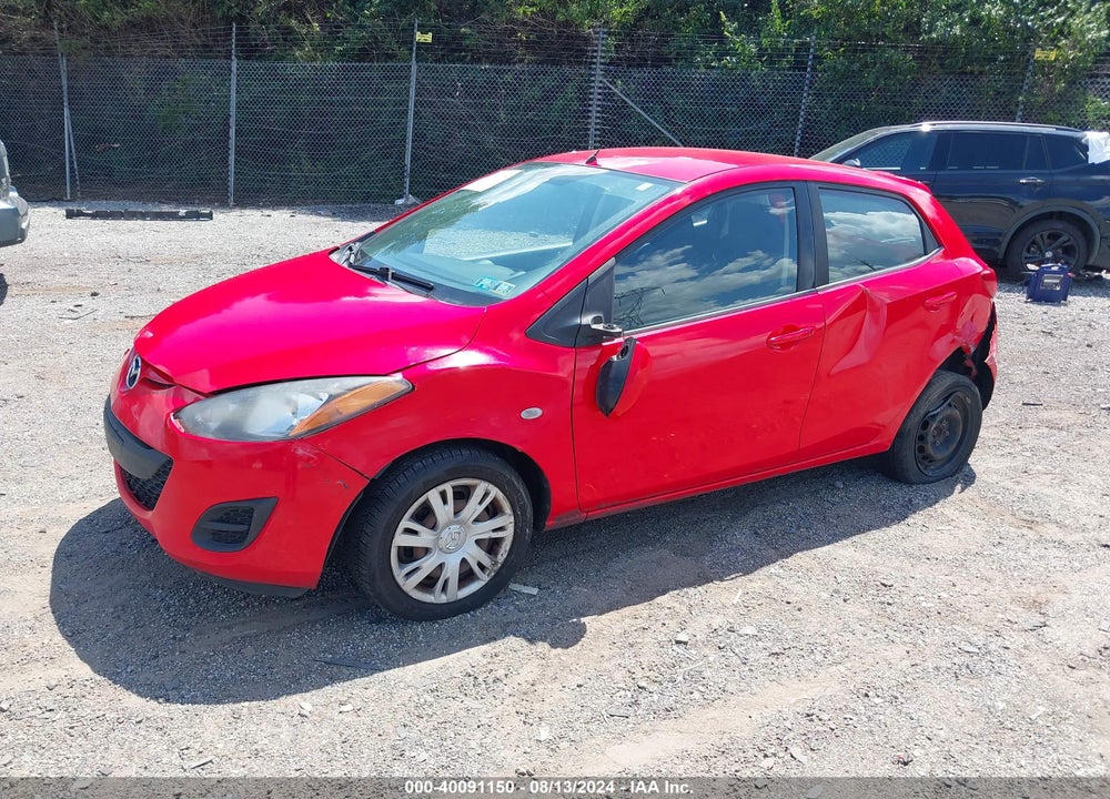 2012 MAZDA 2 SPORT VIN: JM1DE1KY6C0139582