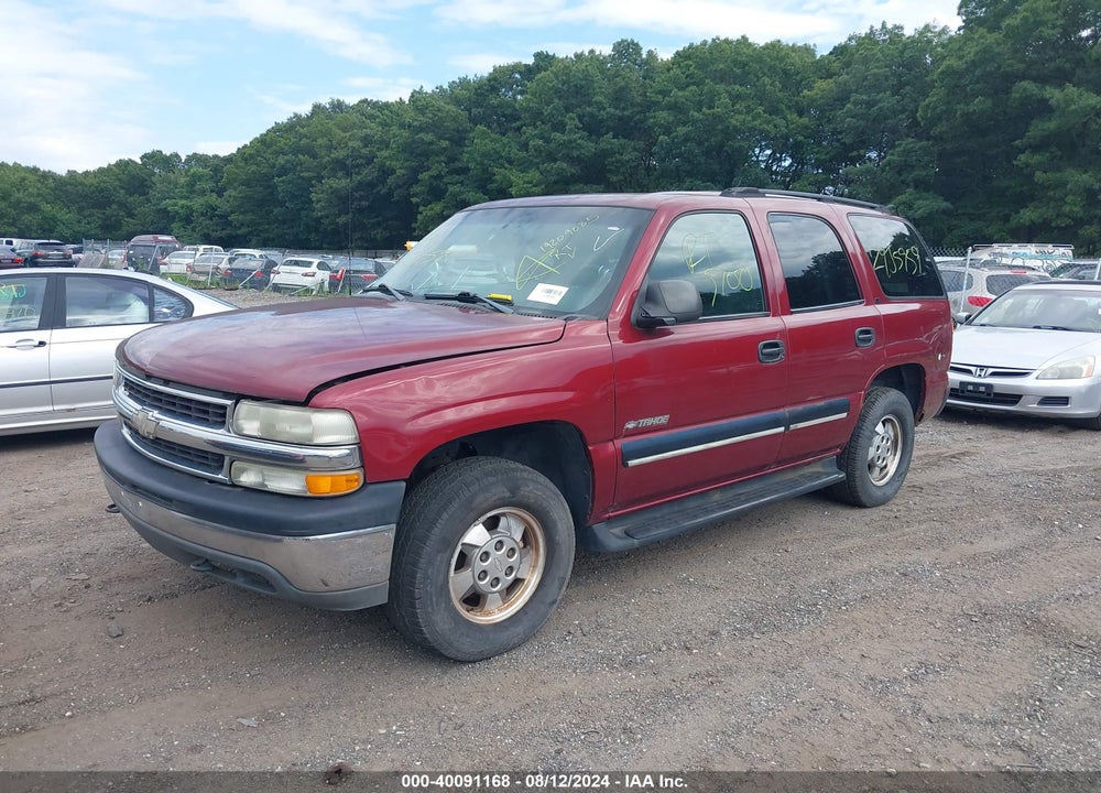 2001 CHEVROLET TAHOE LS VIN: 1GNEK13T01J243953