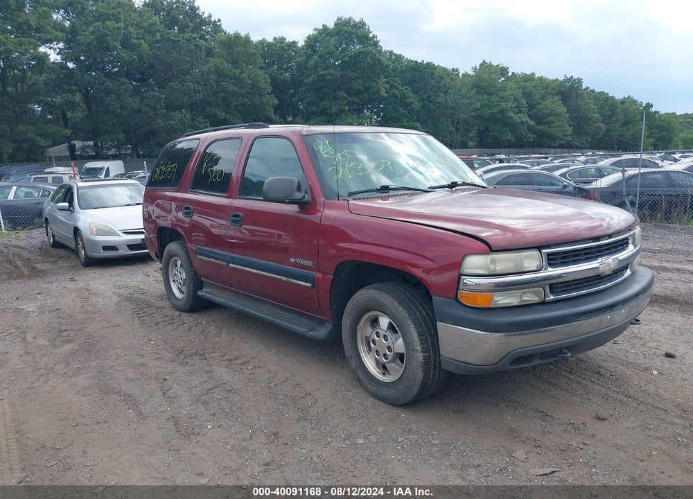2001 CHEVROLET TAHOE LS VIN: 1GNEK13T01J243953
