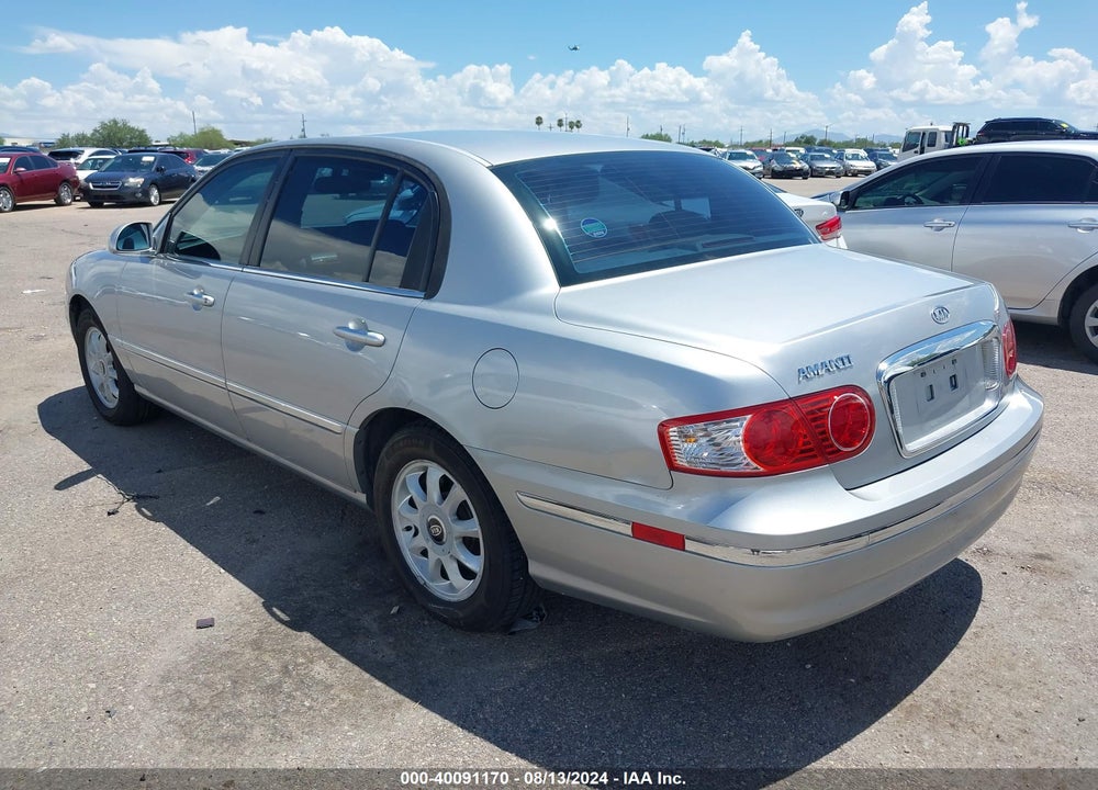 2005 KIA AMANTI VIN: KNALD124555071550