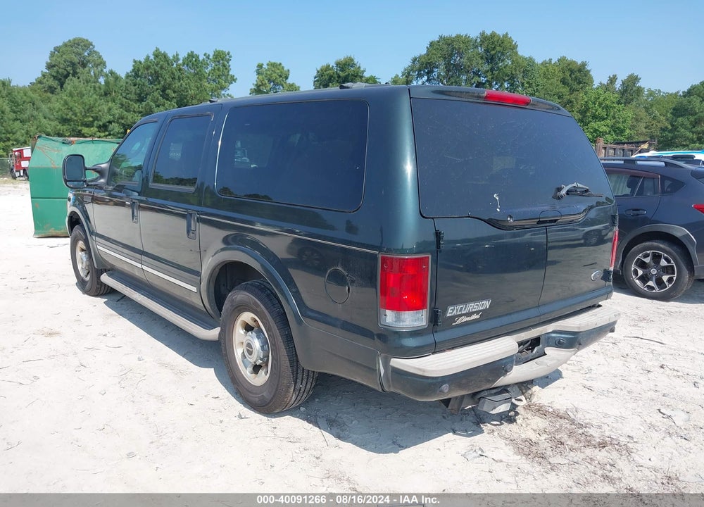 2003 FORD EXCURSION LIMITED VIN: 1FMNU42S33EB66631