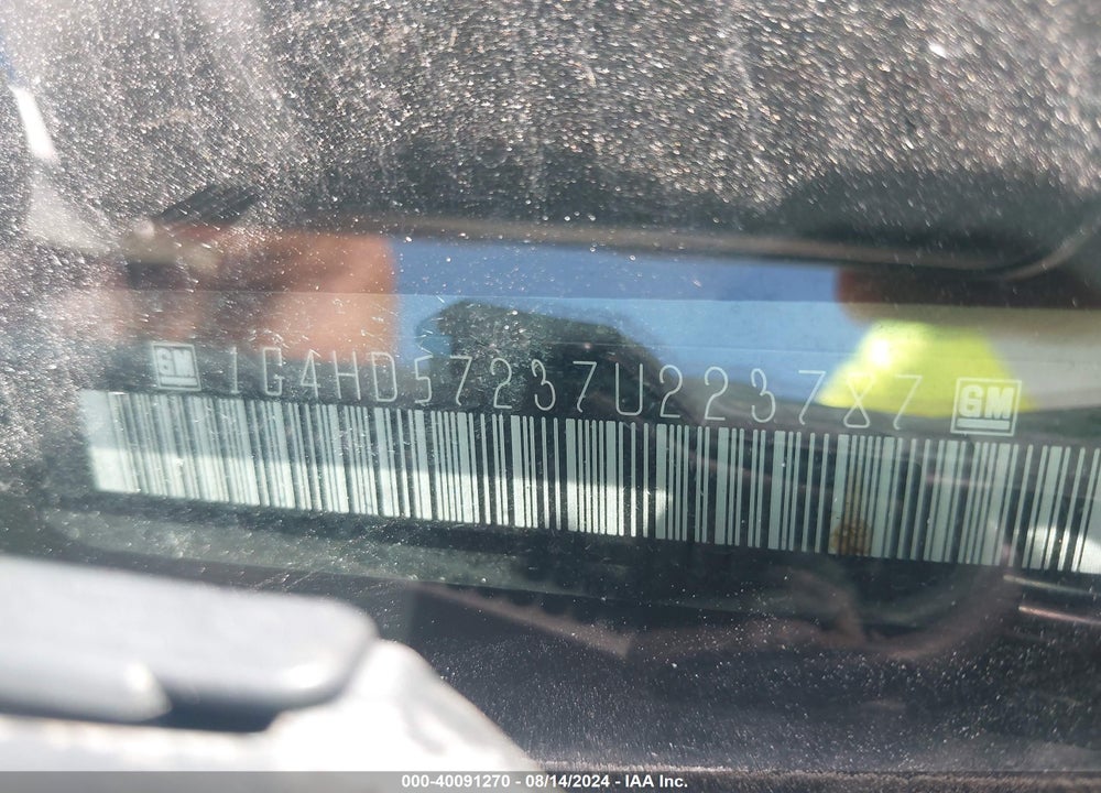 2007 BUICK LUCERNE CXL VIN: 1G4HD57237U223787
