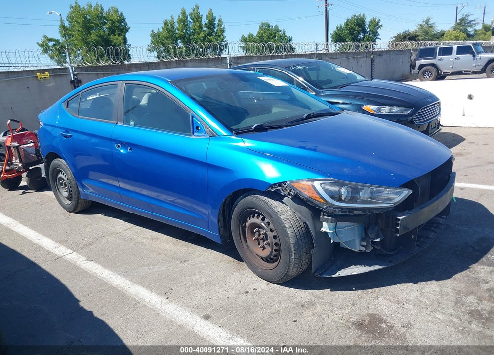 2017 HYUNDAI ELANTRA SE VIN: KMHD74LF8HU112310