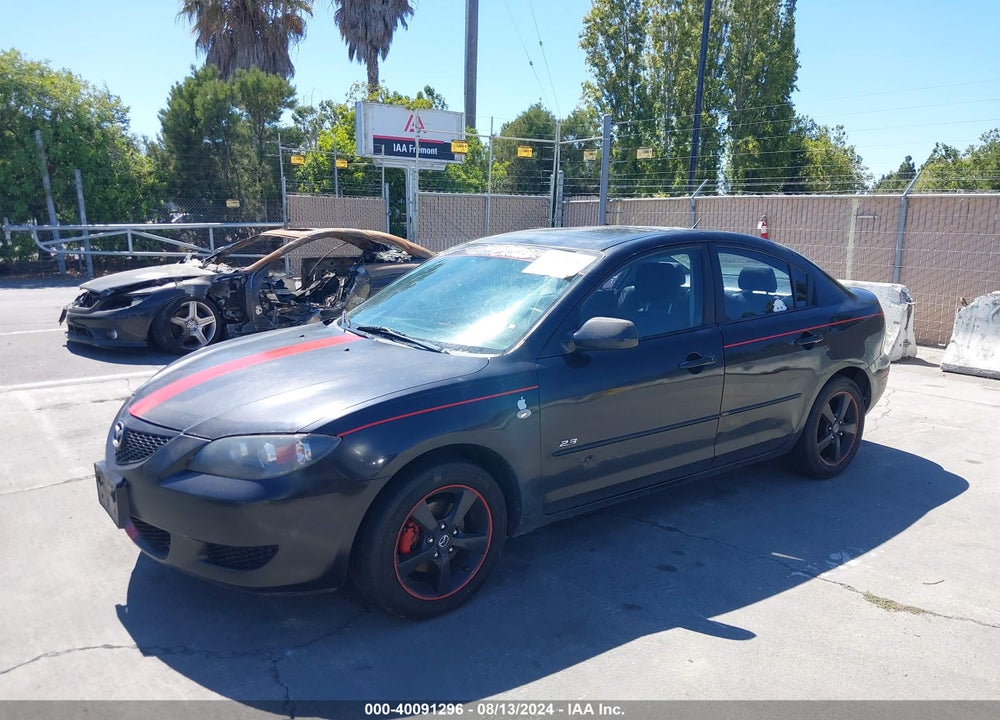 2004 MAZDA 3 I VIN: JM1BK32F741152931