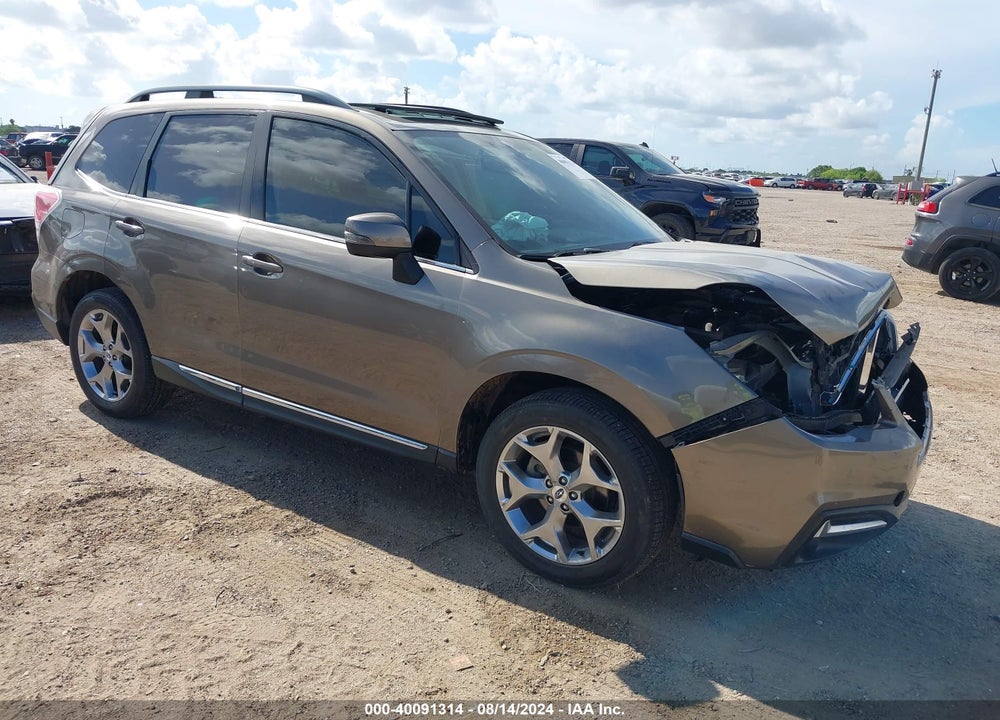 2018 SUBARU FORESTER 2.5I TOURING VIN: JF2SJAWC8JH449718
