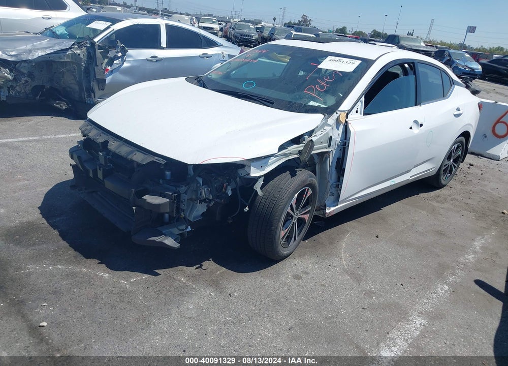 2022 NISSAN SENTRA SV XTRONIC CVT VIN: 3N1AB8CV1NY274554