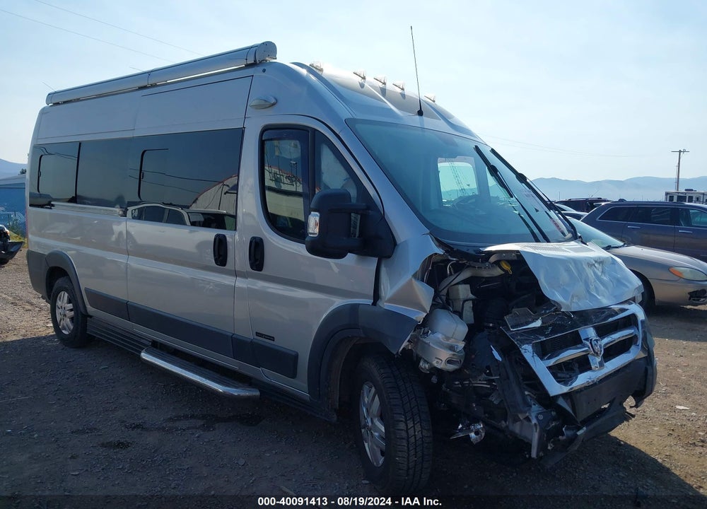 2018 RAM PROMASTER 2500 HIGH ROOF 159 WB VIN: 3C6TRVDG7JE115962