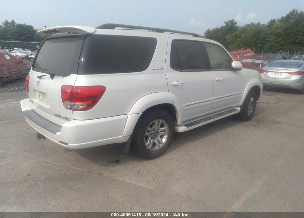 2006 TOYOTA SEQUOIA LIMITED V8 VIN: 5TDBT48A16S267125