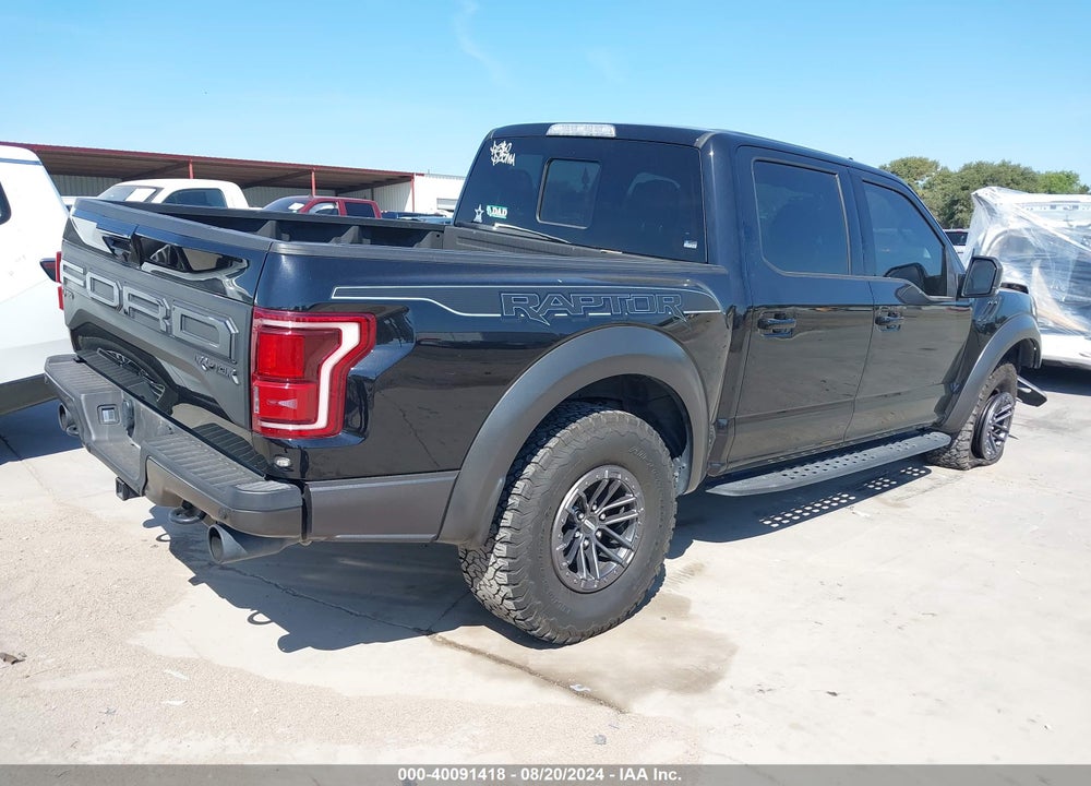 2020 FORD F-150 RAPTOR VIN: 1FTFW1RG8LFB33637