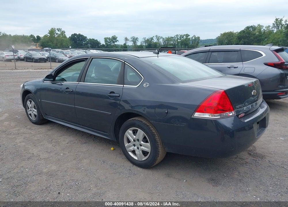 2009 CHEVROLET IMPALA LS VIN: 2G1WB57N591288627