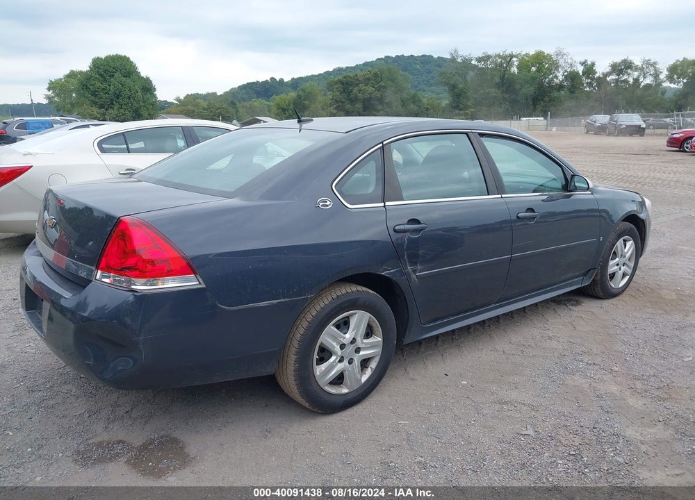 2009 CHEVROLET IMPALA LS VIN: 2G1WB57N591288627
