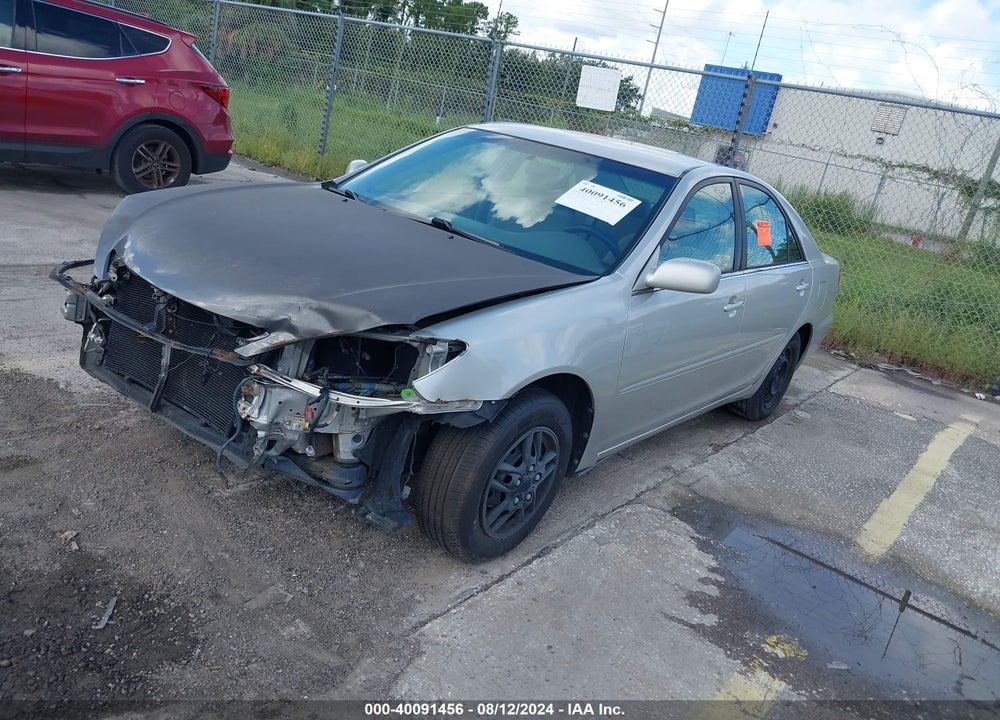 2002 TOYOTA CAMRY LE VIN: 4T1BE32K82U008400