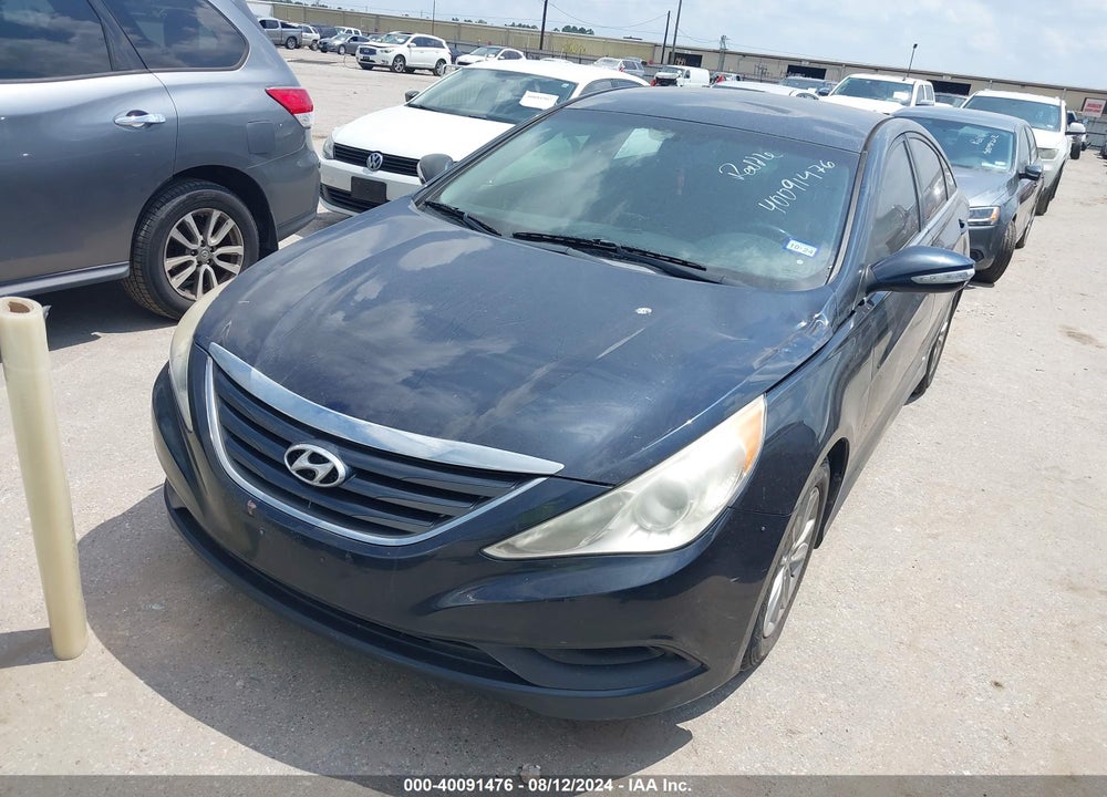 2014 HYUNDAI SONATA GLS VIN: 5NPEB4AC1EH883861
